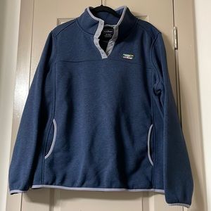 L.L. Bean EUC Navy Sweater Fleece 2X